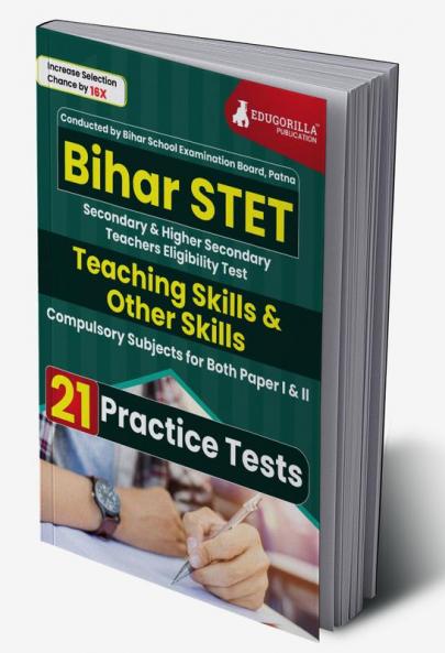 Bihar STET : Teaching Art and Other Skills Book 2024 (English Edition) - Secondary and Higher Secondary Teacher Eligibility Test - 21 Practice Tests with Free Access To Online Tests