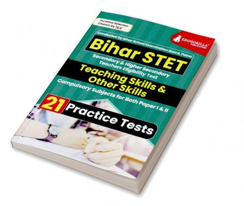 Bihar STET : Teaching Art and Other Skills Book 2024 (English Edition) - Secondary and Higher Secondary Teacher Eligibility Test - 21 Practice Tests with Free Access To Online Tests