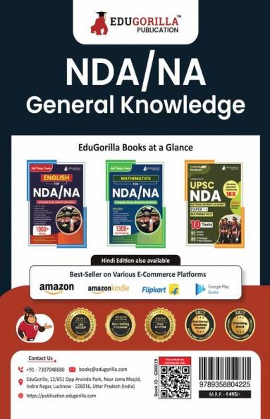 NDA / NA General Knowledge (GK) Study Notes 2024 | National Defence Academy Naval Academy Defence Entrance Exam - Theory and Practice Tests for Complete Preparation