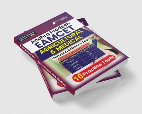 AP EAMCET : Agricultural and Medical Entrance Exam Prep Book | Physics Chemistry Botany Zoology | 10 Solved Practice Mock Tests (1600+ MCQs) with Free Access to Online Tests