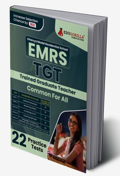 EMRS TGT : Common For All Exam Book 2023 (English Edition)- Eklavya Model Residential School Trained Graduate Teacher - 22 Practice Tests (1500 Solved MCQs) with Free Access To Online Tests