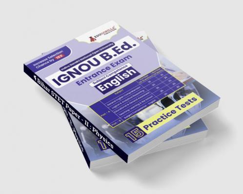 IGNOU B.Ed Entrance Exam 2024 : Subject Competence - English | Indira Gandhi Open University | 15 Mock Tests with Free Access To Online Tests