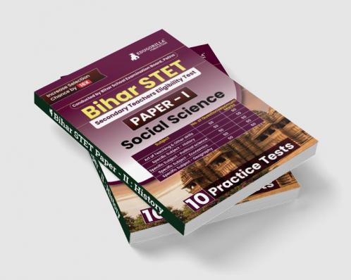 Bihar STET Paper 1 : Social Science 2024 (English Edition) - Secondary Class 9 & 10 - Bihar School Examination Board (BSEB) - 10 Practice Tests with Free Access To Online Tests