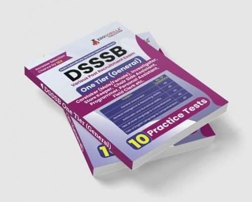 DSSSB Various Post Recruitment Exam 2024 | One Tier (General) - Caretaker (Male/Female) Investigator Store Keeper Chair Side Assistant Field Clerk & etc | 10 Practice Tests (2000 Solved MCQ)