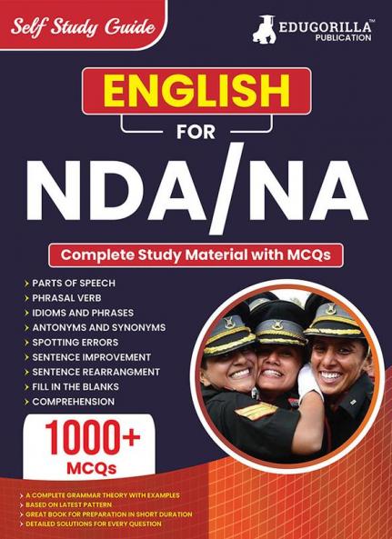 NDA / NA English Study Notes 2024 | National Defence Academy Naval Academy Defence Entrance Exam - Theory and Practice Tests for Complete Preparation