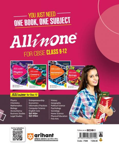 Arihant CBSE Adhyaywar solved Papers 2023-2011 Hindi Kendrik Class 12th