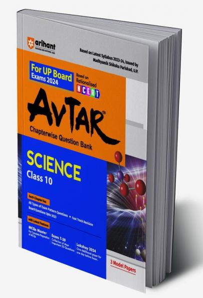 Arihant UP Board Science Chapterwise Question Bank Class 10th (Rationalised NCERT Based) for 2024 Exam