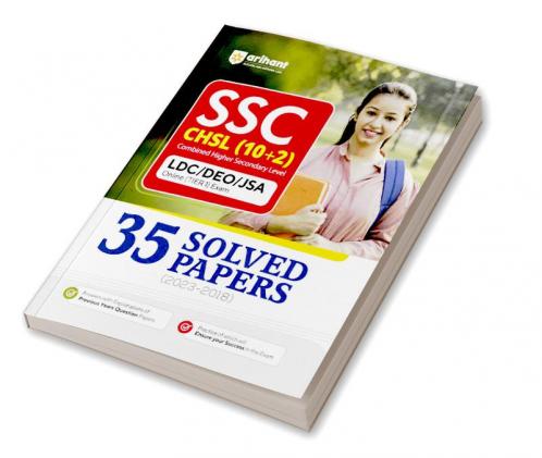 SSC CHSL (10+2) 35 Solved Papers LDC/DEO/JSA Combined Higher Secondary Level Tier 1 (2023-2018)