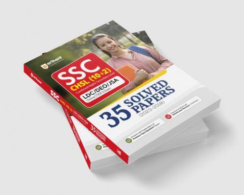 SSC CHSL (10+2) 35 Solved Papers LDC/DEO/JSA Combined Higher Secondary Level Tier 1 (2023-2018)
