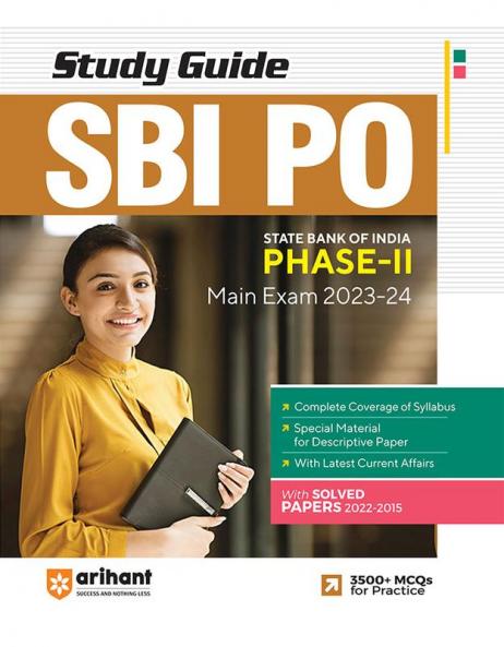 SBI PO Phase-2 Main Exam (2023-24) | Study Guide| English Medium