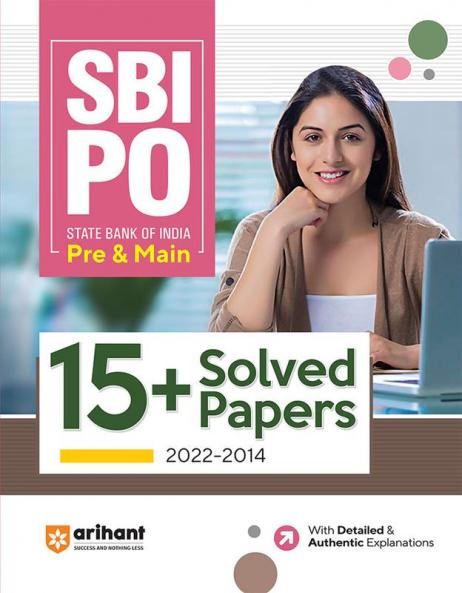 SBI PO Pre & Main Exams | 15+ Solved Papers (2022-2014) | English Medium