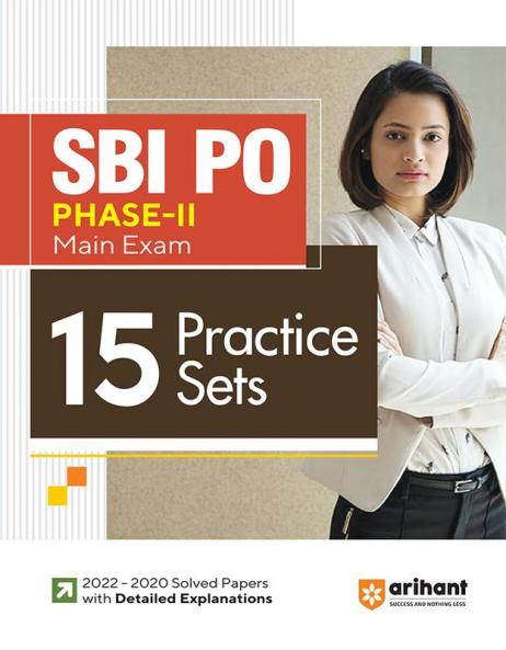 SBI PO Phase-2 Main Exam 2023-24 | 15 Practice Sets & Solved Papers| English Medium