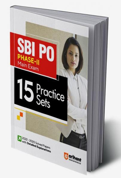 SBI PO Phase-2 Main Exam 2023-24 | 15 Practice Sets & Solved Papers| English Medium
