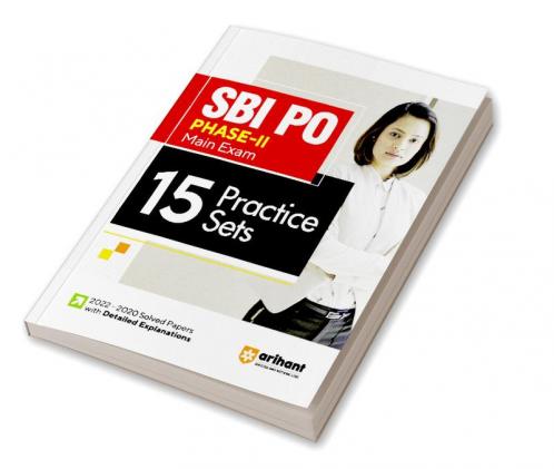 SBI PO Phase-2 Main Exam 2023-24 | 15 Practice Sets & Solved Papers| English Medium
