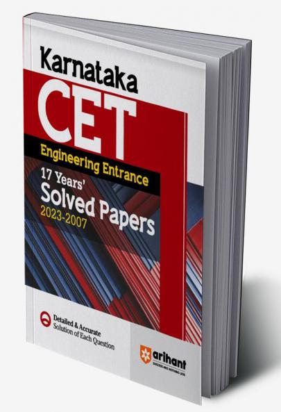 17 Years' Solved Papers Karnataka CET Engineering Entrance 2007-2023