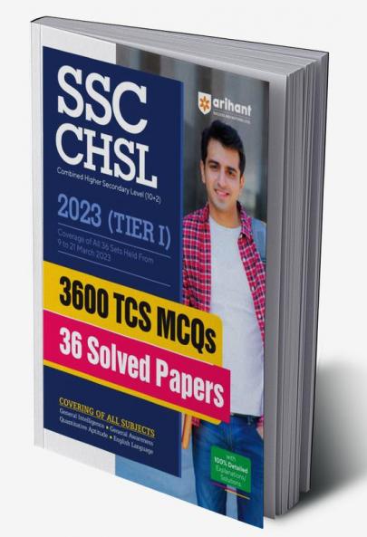 SSC CHSL (10+2) 2023 Tier-I | 36 Solved Papers (3600 TCS MCQs) | English Medium