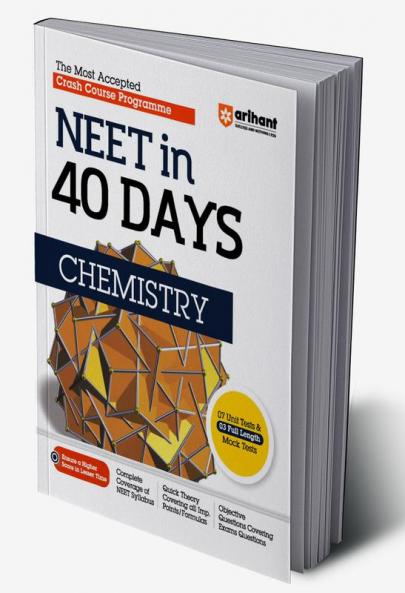 Arihant 40 Days Crash Course Programme NEET Chemistry 2024