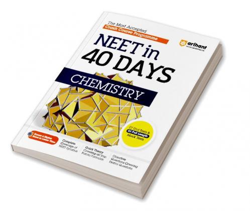 Arihant 40 Days Crash Course Programme NEET Chemistry 2024