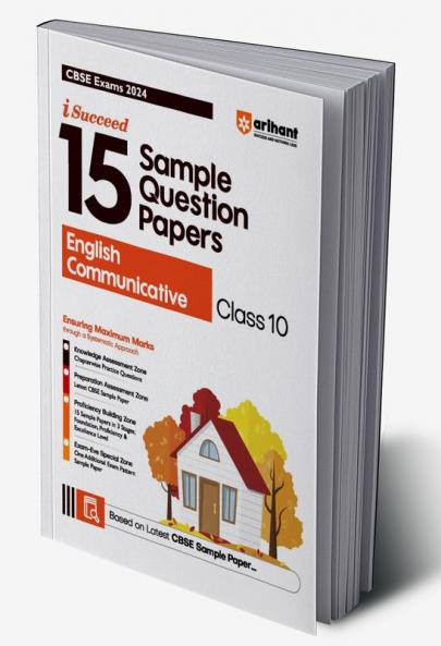 Arihant CBSE Sample Question Paper Class 10 English Communicative Book For 2024 Board Exam Hindi