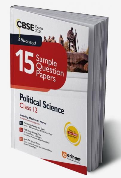Arihant CBSE Sample Question Papers Class 12 Political Science Book for 2024 Board Exam
