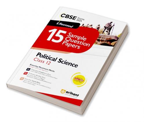 Arihant CBSE Sample Question Papers Class 12 Political Science Book for 2024 Board Exam