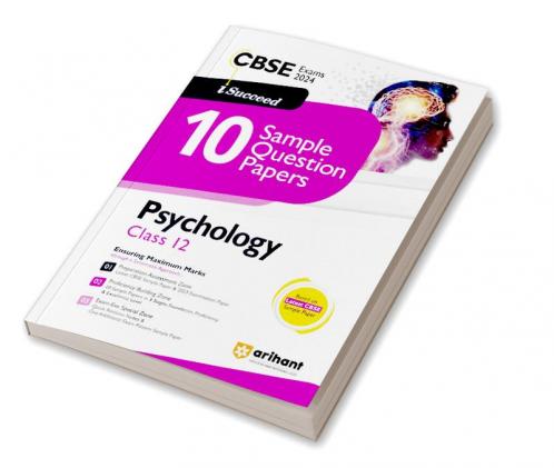 Arihant CBSE Sample Question Paper Class 12 Psychology Book for 2024 Exam