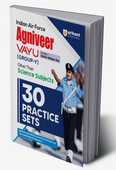 Arihant Indian Airforce Agniveer Vayu Phase 1 30 Practice Sets for Group Y Other Then Science Subjects