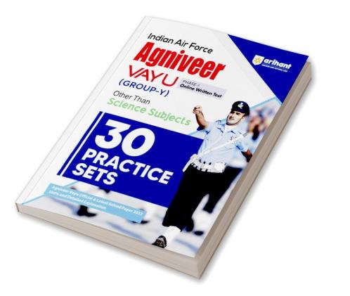 Arihant Indian Airforce Agniveer Vayu Phase 1 30 Practice Sets for Group Y Other Then Science Subjects