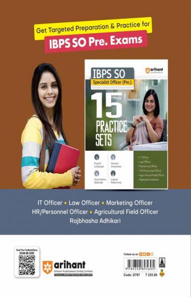IBPS SO Main IT Officer | Complete Study Material with 15 Practice Sets | English Medium