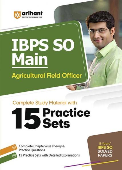 IBPS SO Main Agriculture Field Officer | Complete Study Material with 15 Practice Sets | English Medium