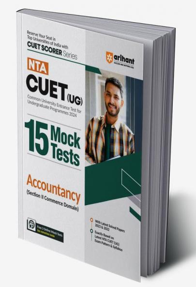 Arihant NTA CUET (UG) 15 Mocks Accountacy (Section II Commerce Domain)