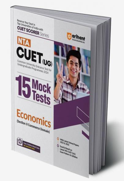 Arihant NTA CUET (UG) 15 Mocks Economics (Section II Commerce Domain)