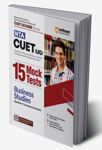Arihant NTA CUET (UG) 15 Mocks Bussiness Studies (Section II Commerce Domain)