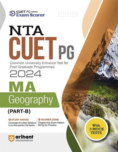 Arihant NTA CUET MA Geography (Part B) Guide for 2024 Exams