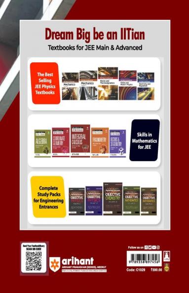 Arihant 15 Years KEAM Chapterwise Solved Papers (Kerala Engineering Architecture and Medical) For 2024 Exam | 3000+ Solved MCQs with 3 Practice Stes