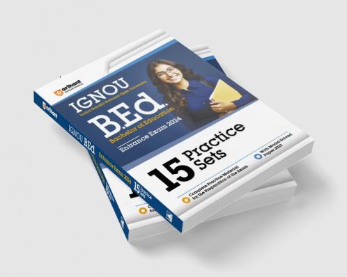 IGNOU for B.Ed (BACHELOR OF EDUCATION ) Entrance Exam 2024 15 Practice Sets