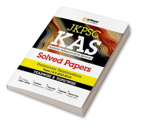 Jammu & Kashmir PSC Pre Exam (Paper I & II) | Yearwise - Topicwise Solved Paper (2023 - 2012) | English Medium