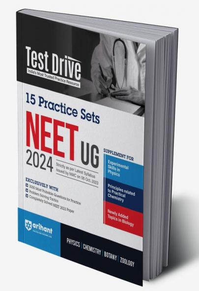 Arihant Test Drive 15 Practice Sets For NEET UG 2024