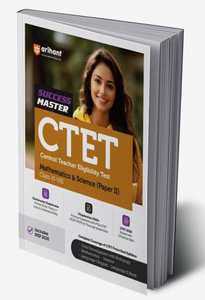 Arihant CTET Success Master Paper II  Mathematics & Science Class VI -VIII