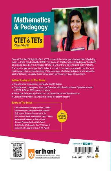 CTET and TETs Mathematics and Pedagogy for Class 6 to 8