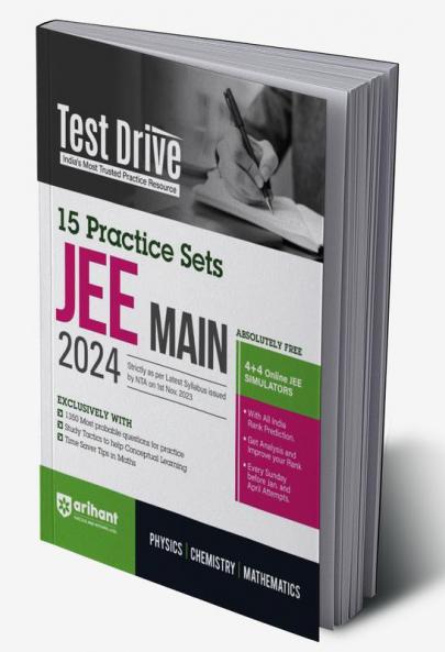 Arihant Test Drive 15 Practice Sets For JEE Main 2024