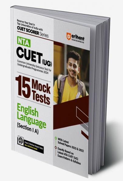Arihant NTA CUET (UG) 15 Mock Tests English Language |(Section I A )