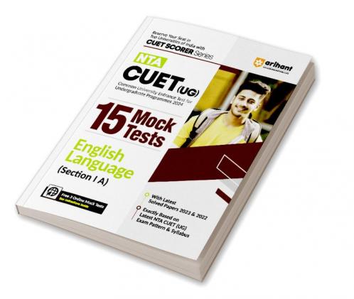 Arihant NTA CUET (UG) 15 Mock Tests English Language |(Section I A )