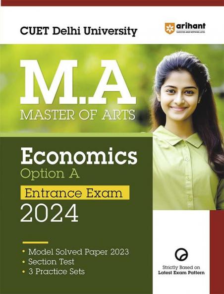 Arihant CUET Delhi University M.A (Master of Arts) Economics Entrance Exam Guide For 2024 Exams
