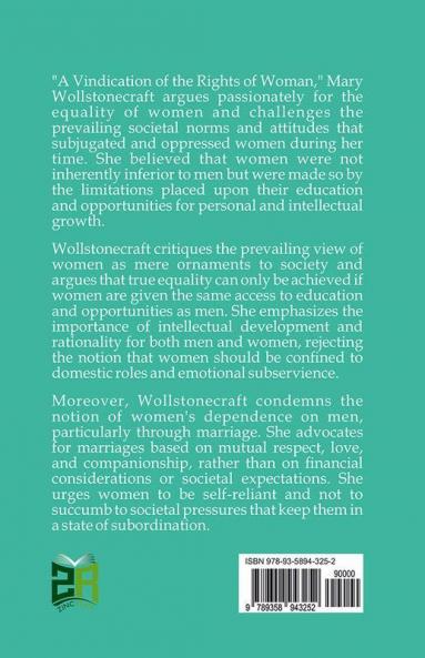 A Vindication of the Rights of Woman
