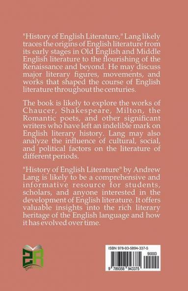 History of English Literature