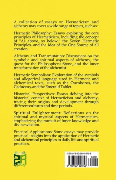 Hermetic and Alchemical Essays