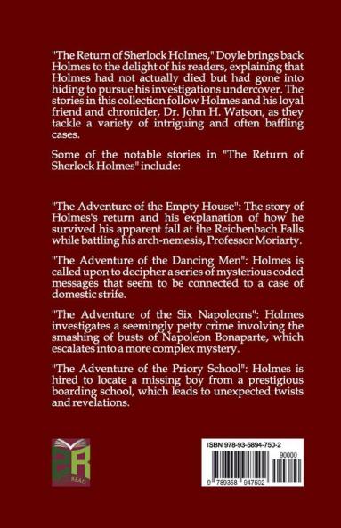 The Return of Sherlock Holmes