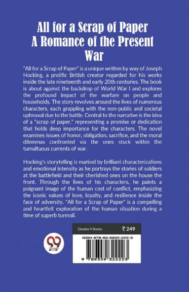 All For A Scrap Of Paper A Romance Of The Present War