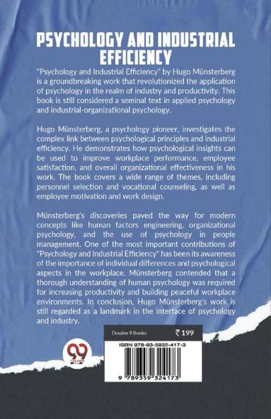 Psychology and Industrial Efficiency